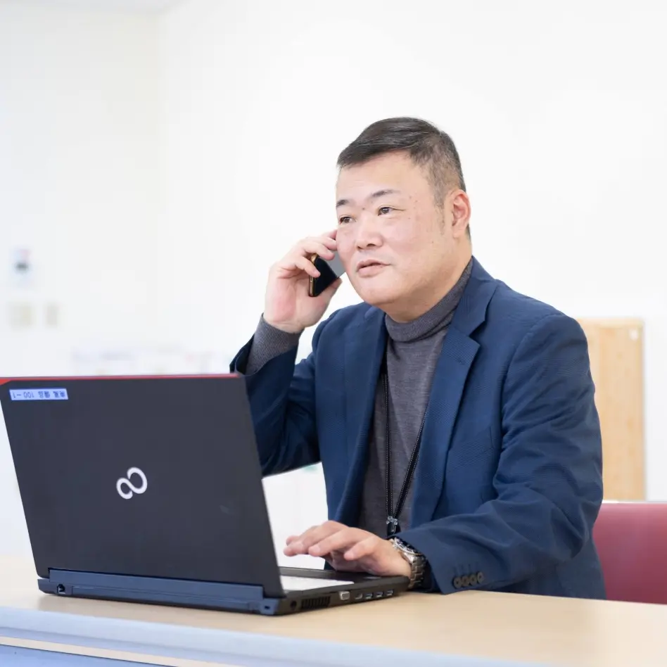 インタビュー風景