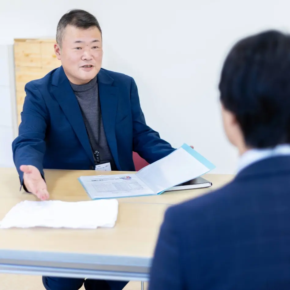 インタビュー風景